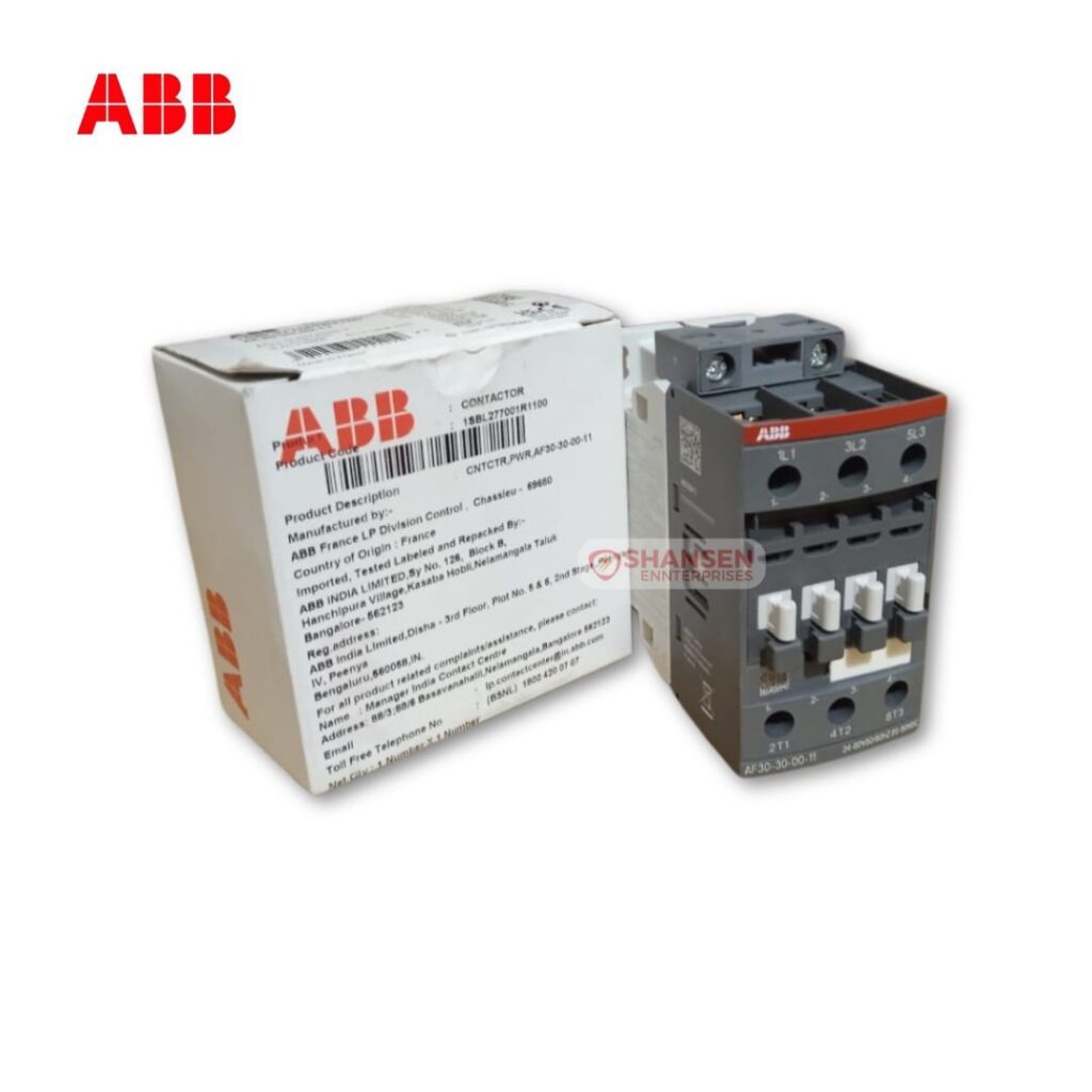 ABB Contactor AF30-30-00-11 24-60V50/60HZ 20-60VDC – Shansen Ennterprises
