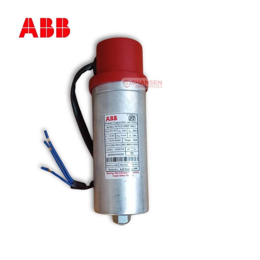 ABB Heavy Duty Cylindrical Capacitor 1HYC414007-104-1