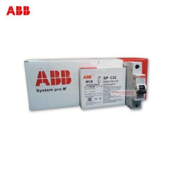 ABB SB201M-C32 MCB 32A Single Pole with Complete Packaging - Shansen Enterprises
