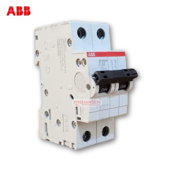 ABB SB202M-C32 Miniature Circuit Breaker 2 Pole 32A – Shansen Enterprises Coimbatore