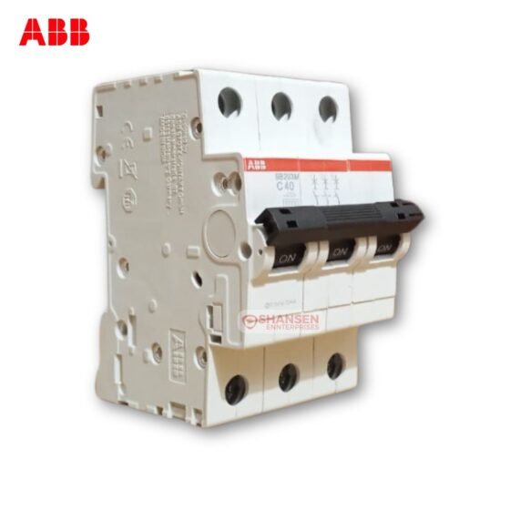 ABB SB203M-C40 Miniature Circuit Breaker 3 Pole 40A Type C – Shansen Enterprises
