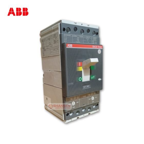 ABB T4V-HA 250 TMA 250-2500 Circuit Breaker Front View with Handle and Indicators