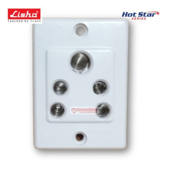 Lisha 6A 1in1 Socket from Hotstar Series available at Shansen Enterprises Coimbatore