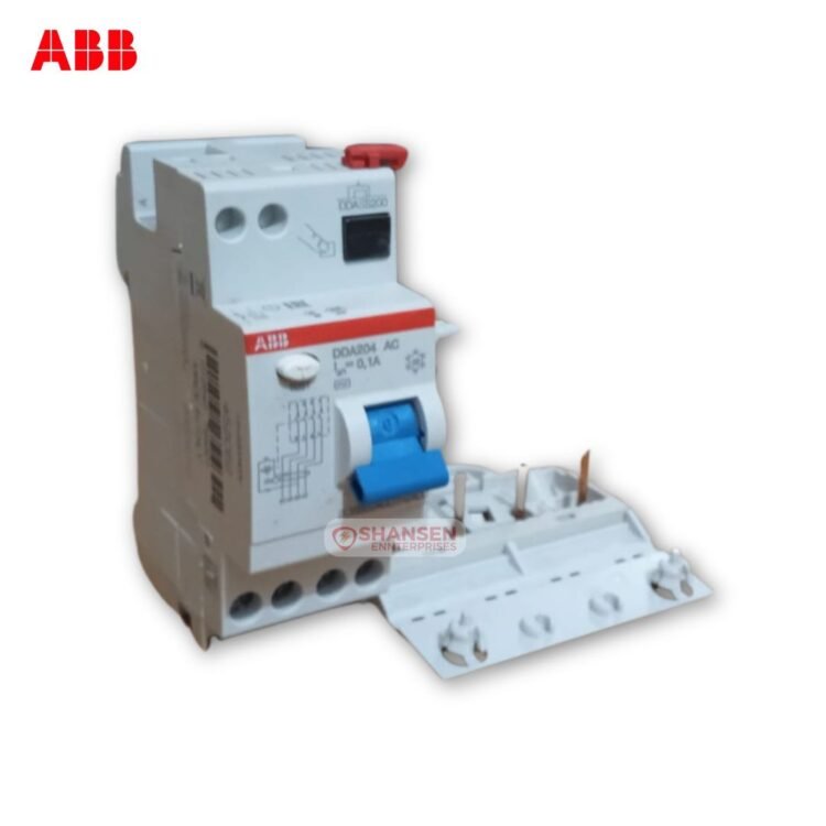 ABB DDA204 AC-40/0.1 RCD Block with MCB Base – Supplied by Shansen Enterprises
