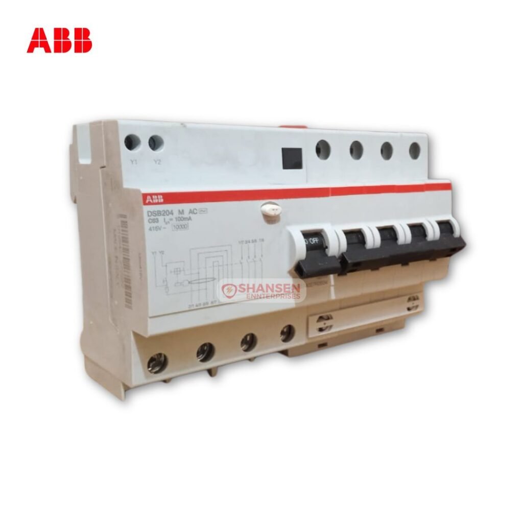 ABB DSB204M AC-C63/0.1 RCCB with Overcurrent Protection