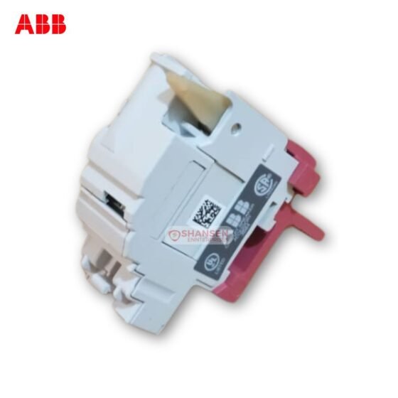 Close-up view of ABB LT4 Toggle Locking Device with safety latch – Supplied by Shansen Enterprises