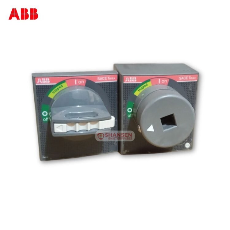 ABB RHE XT1-XT3 Rotary Handle Accessory with padlock and door interlock, available at Shansen Enterprises
