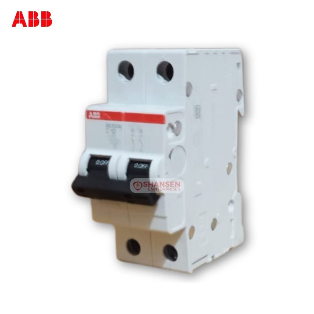 ABB SB202M-C10 Miniature Circuit Breaker – 2P, 10A, Type C