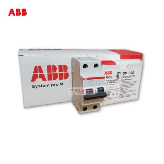 ABB SB202M‑C20 Miniature Circuit Breaker with System pro M Packaging