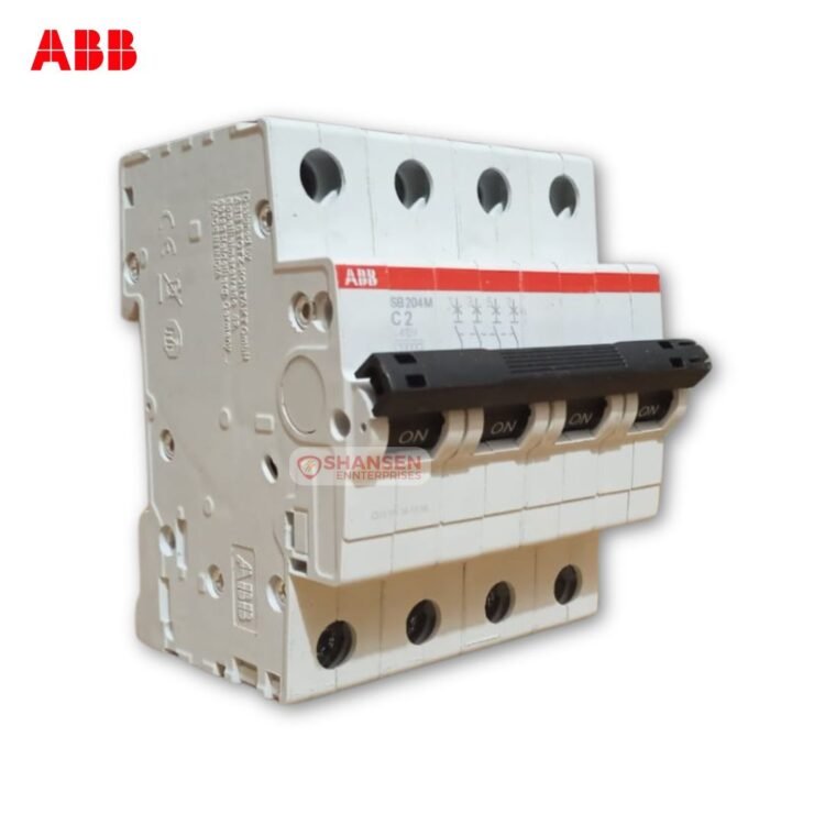 ABB SB204M-C2 4-pole Miniature Circuit Breaker by Shansen Enterprises, Authorized Channel Partner