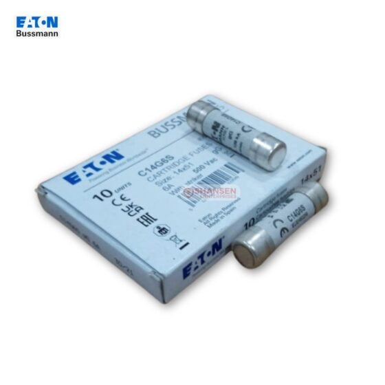 Eaton Bussmann C14G6S 6A 500V Cartridge Fuse Pack with Striker – Shansen Enterprises Authorized Channel Partner