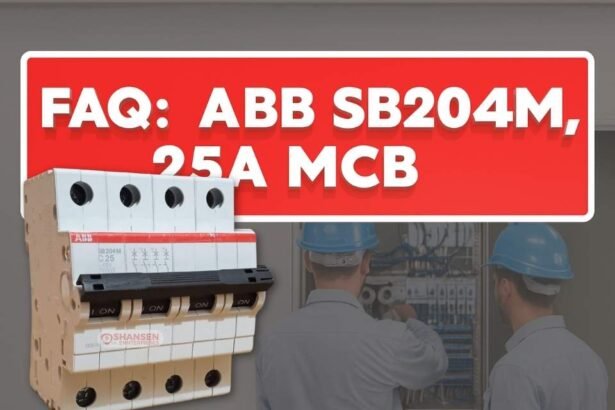 FAQ for ABB SB204M 25A MCB – Shansen Enterprises, ABB Authorized Channel Partner
