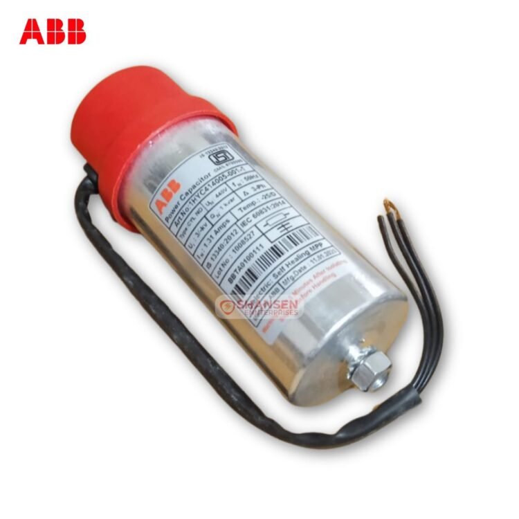 ABB 1HYC414005-001-1 Power Capacitor, 3kVAr, 440V, ISI certified for power factor correction in industrial applications