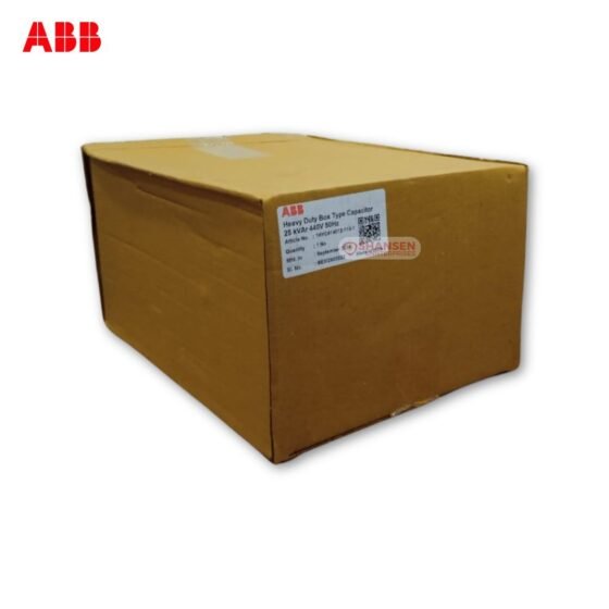 ABB Heavy Duty Box Type Capacitor 25 kVAr 440V 50Hz Packaging Box – Supplied by Shansen Enterprises