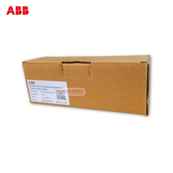 ABB 2kVAr 440V 60Hz Capacitor Model 1HYC414007-102-1 in labeled packaging box