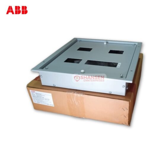 ABB E‑SHDB M 4 4-Way TPN Distribution Board with Metal Door on Shansen Enterprises packaging box