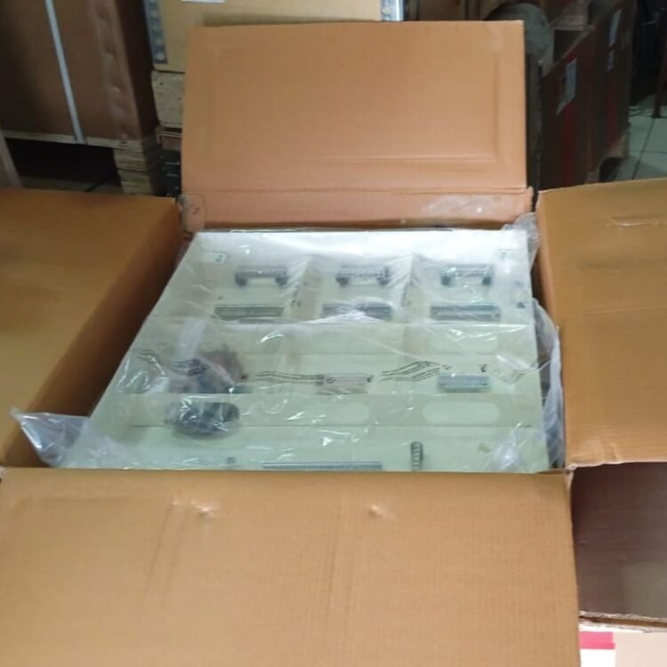 ABB S7SEG M 6 Distribution Board securely packed in carton with protective plastic cover