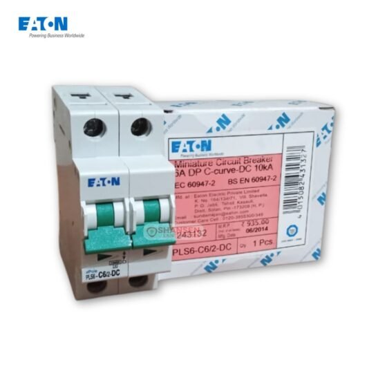 Eaton Moeller PLS6-C6/2-DC MCB 6A C-Curve with Original Box Packaging