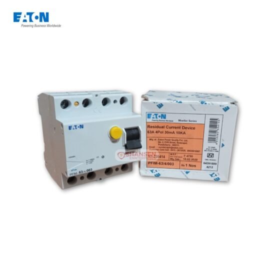Eaton Moeller xPole 235414 PFIM 63A 4P 30mA 10kA RCCB with packaging box – Shansen Enterprises