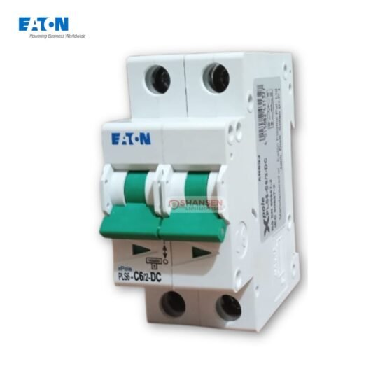 Eaton Moeller xPole PLS6-DC 6A 2-Pole DC Miniature Circuit Breaker with C Curve