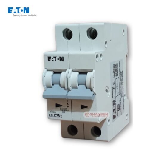 Eaton PLSI-C25/2-GI Double Pole MCB 25A for residential and commercial applications