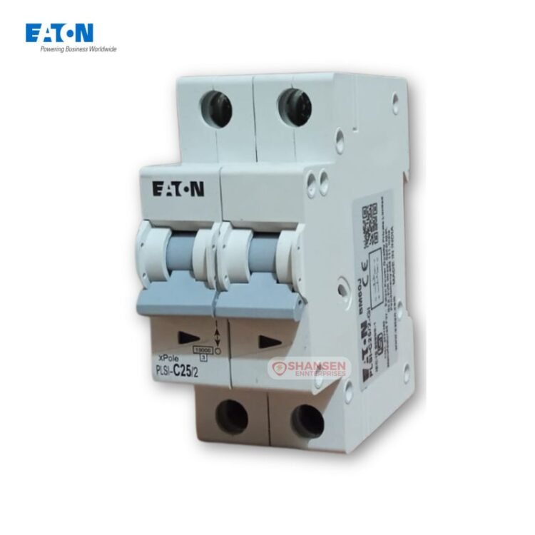 Eaton PLSI-C25/2-GI Double Pole MCB 25A for residential and commercial applications