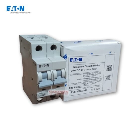 Eaton PLSI-C25/2-GI 25A Double Pole MCB with original packaging by Shansen Enterprises