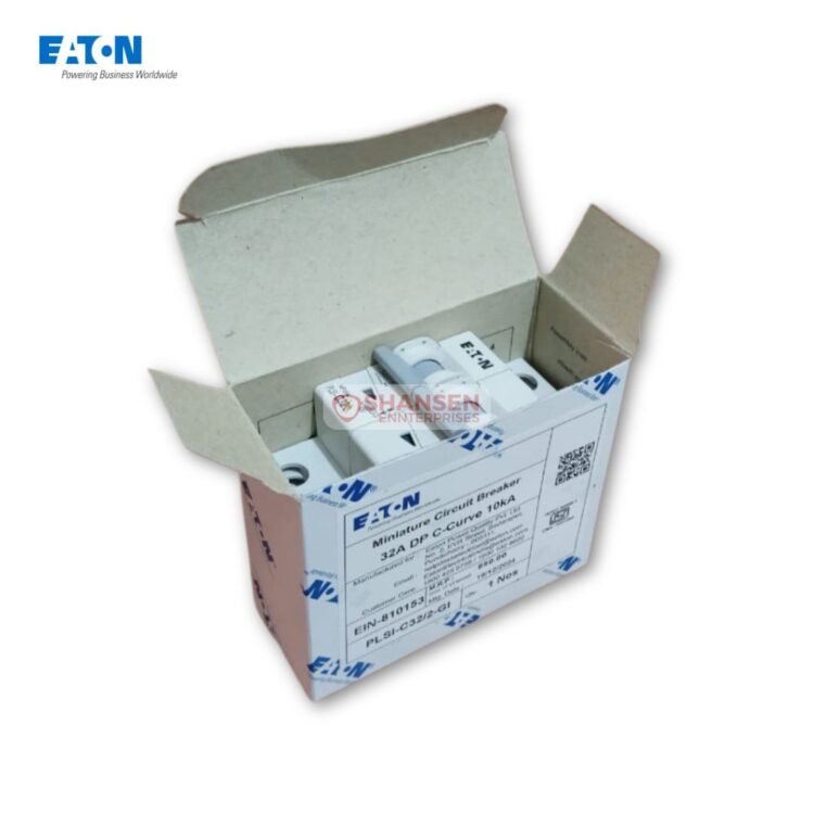 Eaton PLSI-C32/2-GI 32A 2-Pole MCB in original sealed box packaging by Shansen Enterprises