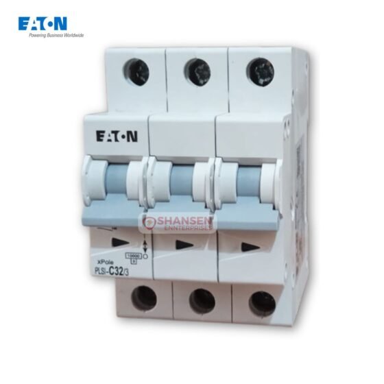 Eaton PLSI C32/3 3-Pole Miniature Circuit Breaker – Type C, 32A, available from Shansen Enterprises