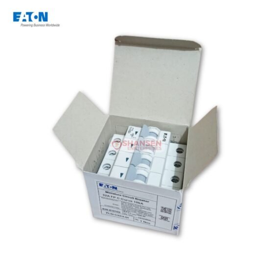Eaton PLSI‑C32/4‑GI MCB in Open Box Packaging – 32A 4-Pole Breaker