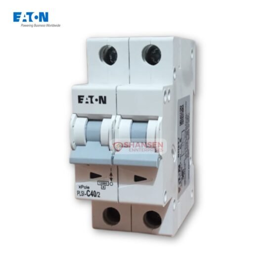 Eaton PLSI-C40/2-GI 40A 2 Pole Miniature Circuit Breaker for 240/415V AC systems