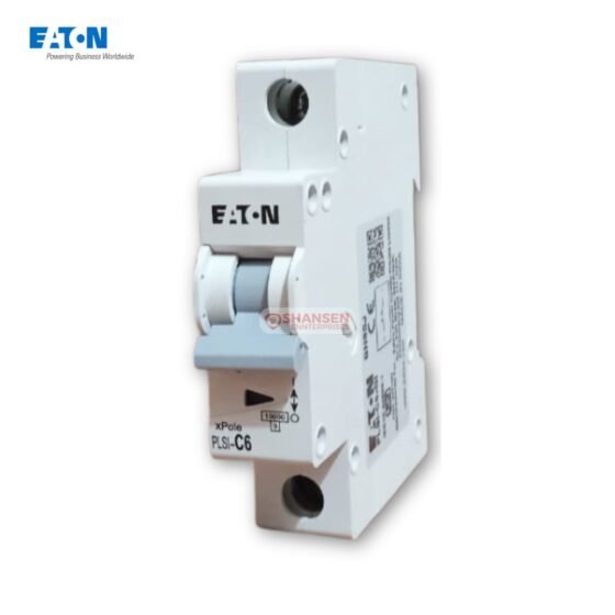 Eaton PLSI-C6-GI 6A C-Curve Miniature Circuit Breaker with Shansen Enterprises watermark
