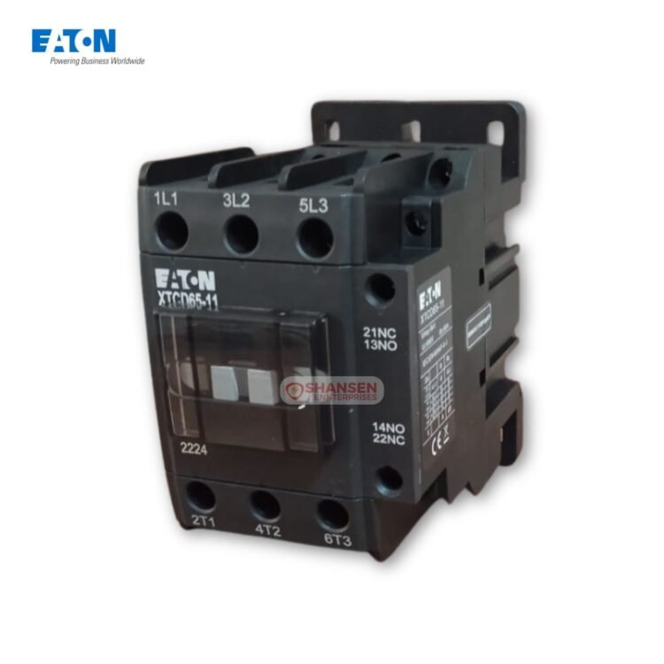 Eaton XTCD65-11 3-Pole Power Contactor for industrial motor control and switching applications