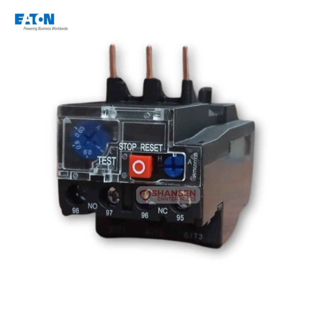 Eaton XTOD18-1 thermal overload relay CMD00691 with manual reset and NO/NC auxiliary contacts, sold by Shansen Enterprises