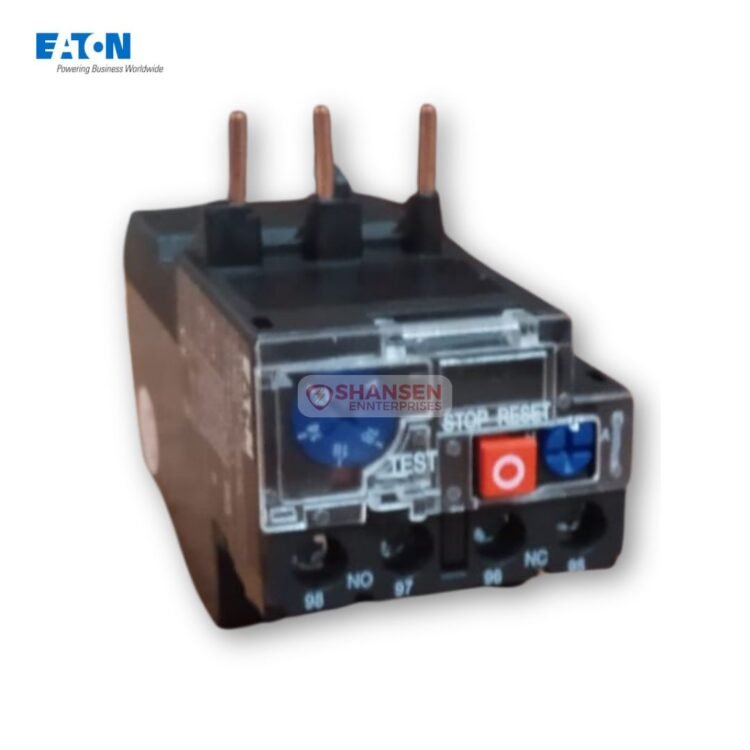 Eaton XTOD18‑18 thermal overload relay with reset button and dual contacts by Shansen Enterprises