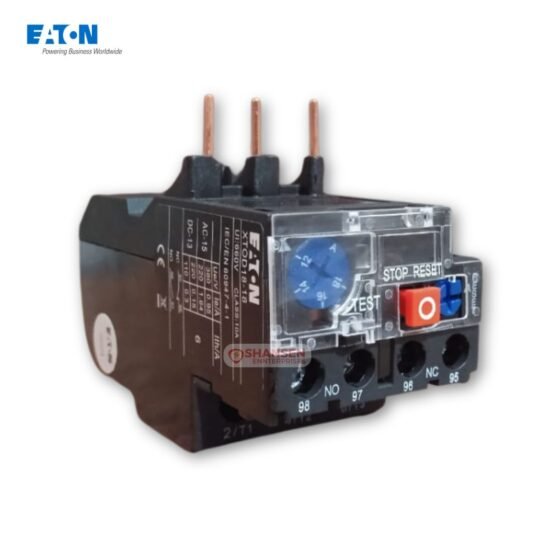 Eaton XTOD18-18 thermal overload relay with adjustable current setting, displayed by Shansen Enterprises
