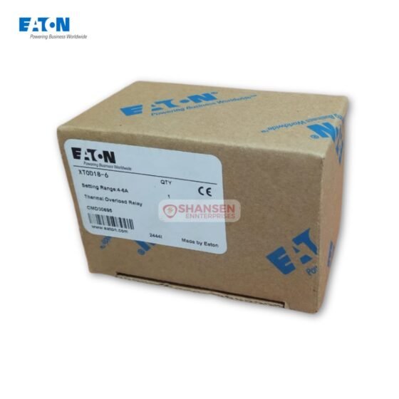 Eaton XTOD18‑6 thermal overload relay CMD00695 sealed in original box, supplied by Shansen Enterprises
