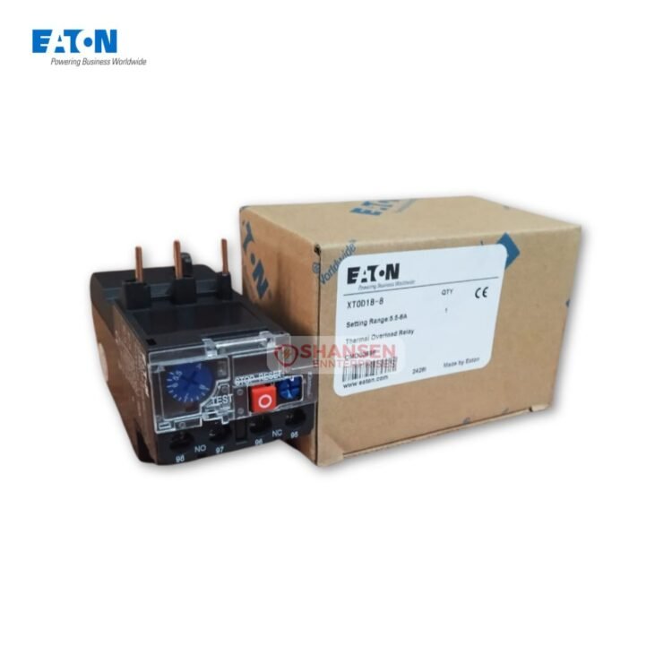 Eaton XTOD18‑8 thermal overload relay with original packaging, supplied by Shansen Enterprises