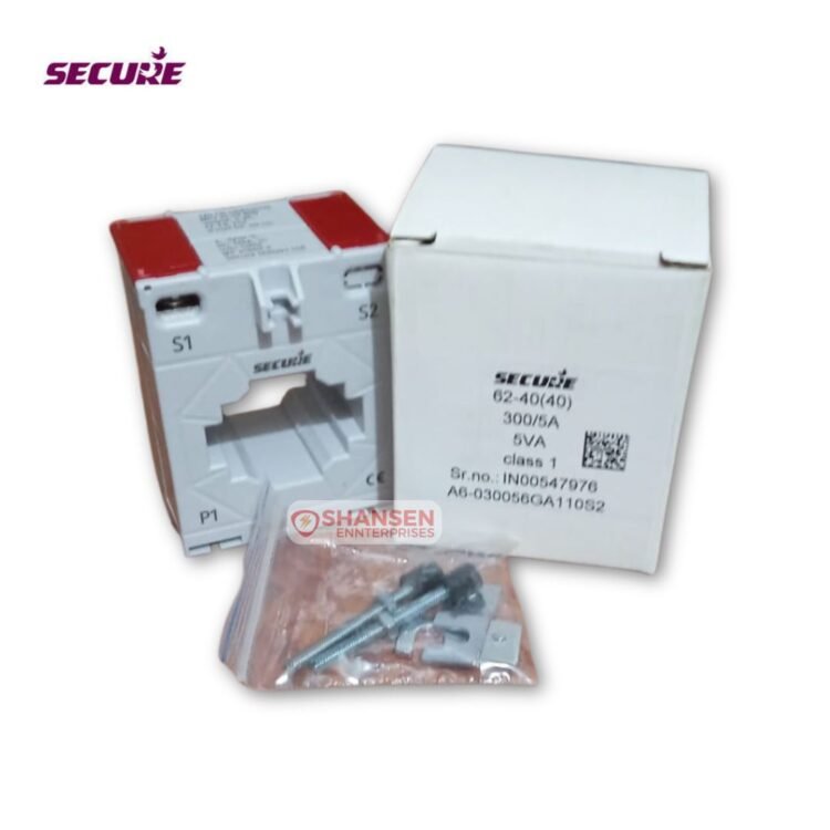 Secure SPCT 62-40(40) 300/5A Class 1 Current Transformer with packaging and mounting kit