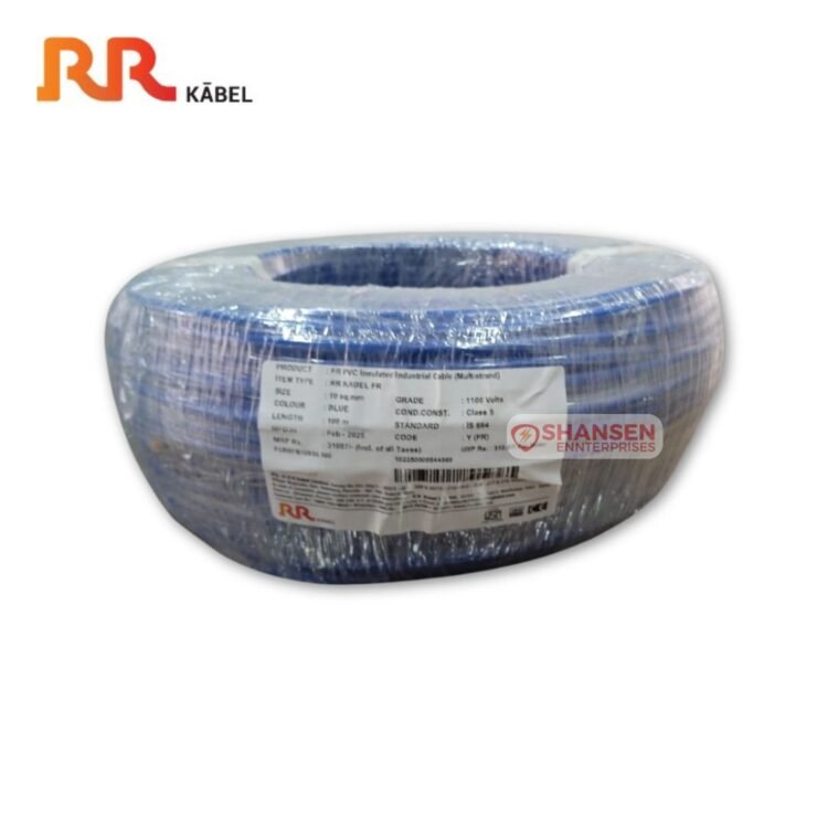 RR Kabel FR PVC Insulated Industrial Cable 1 sqmm Blue 1100V – Shansen Enterprises
