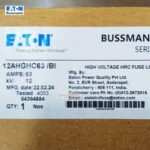 Eaton Bussmann Series 12AHGHC63 High Voltage HRC Fuse Link image 3