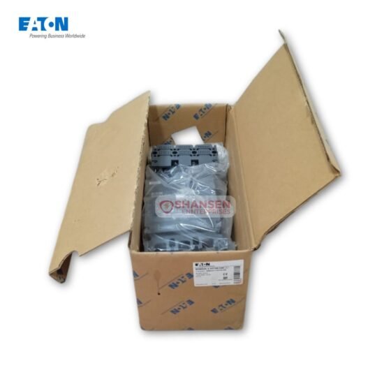 Eaton BZMX2E‑3‑AX100‑S08 MCCB 100A in original box packaging from Shansen Enterprises