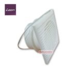 Leon Klassik 6" White Exhaust Fan Soundless & Stylish Bathroom Ventilation image 2
