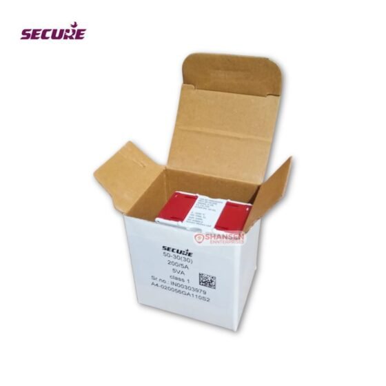 Unboxing Secure Meters MCT 50/30 current transformer 200/5A Class 1 with packaging