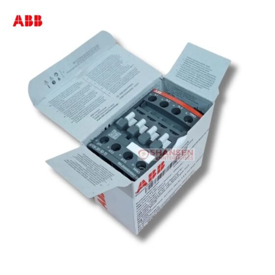 ABB AF09-30-10-13 contactor inside original box — 3-pole, 25A, wide coil range 100–250V AC/DC