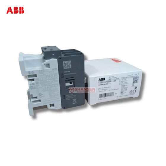 ABB AF38-30-00-11 Contactor Side View With Original Packaging Box