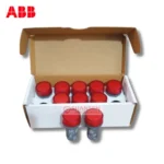 ABB Red Color Illuminated Push Button Light CL2-502R image 2