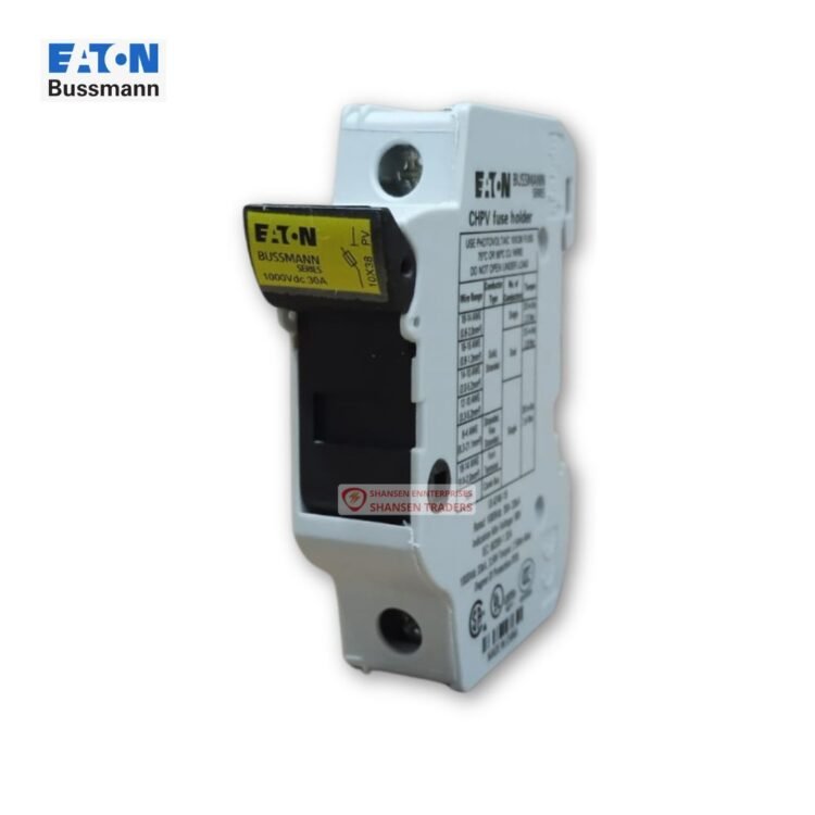 Eaton Bussmann CHPV1U photovoltaic fuse holder β modular single-pole 1000 VDC 30A for solar system protection
