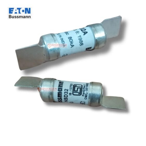 Eaton Bussmann NSD32 32A 550V AC low-voltage BS88 fuse, 14×59 mm cylindrical cartridge with flat blade ends — Shansen Enterprises