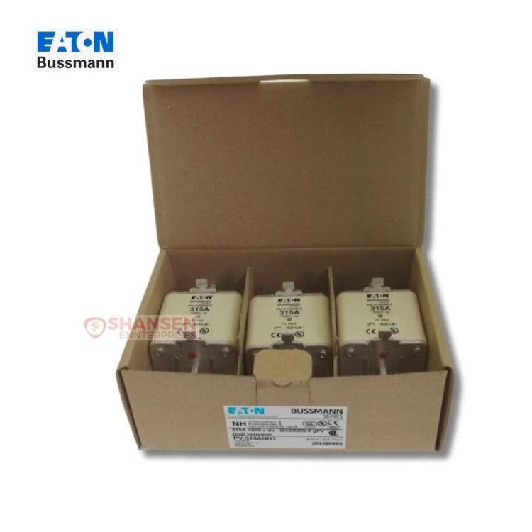 Eaton Bussmann PV-315ANH3 photovoltaic fuses pack 315A 1000Vdc gPV solar circuit protection